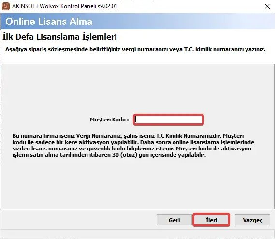 Akınsoft Lisanslama ve Teknik Destek Süreci Gaziantep